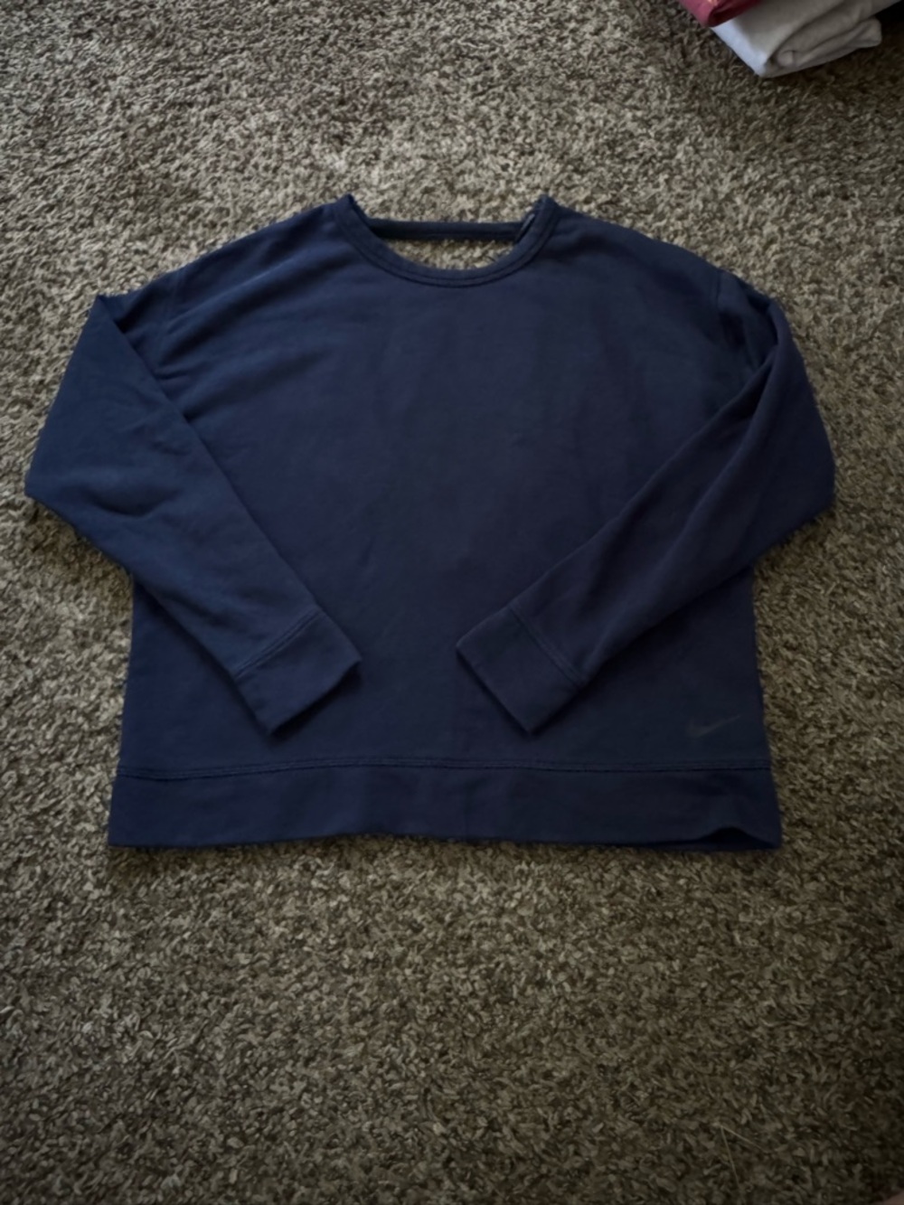 Nike Women's Navy Crewneck Sweatshirt